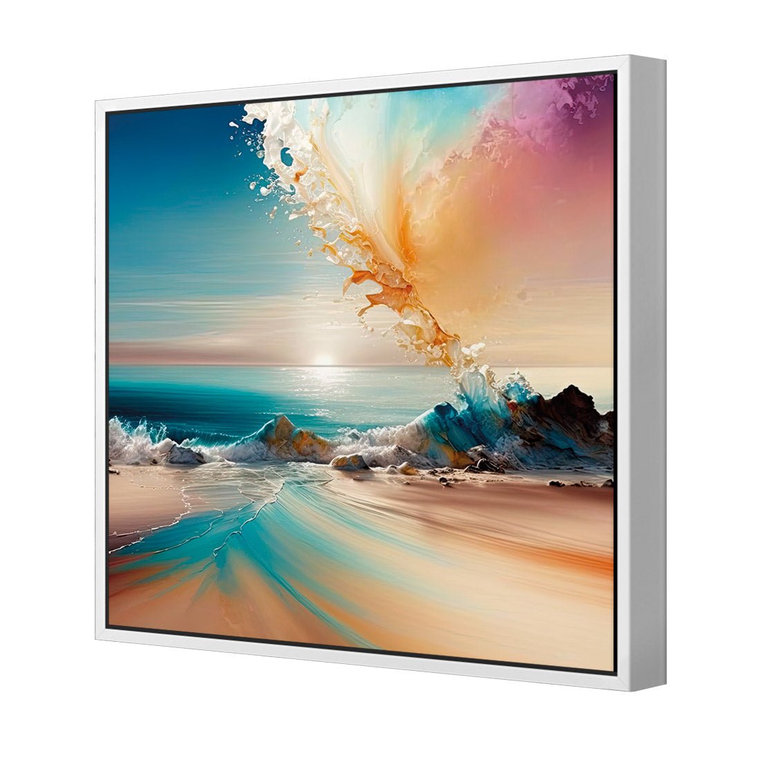 Dynamic Waves II - Wall Art Designs - WB_100684_AS_Q CAF_CP - MPY - 260 - M - S - S_37x37_S - 1550 - WHT