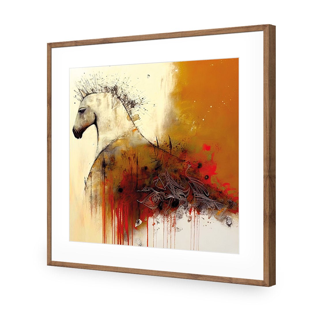 Echo of Hoofbeats I - Wall Art Designs - WB_100991_AS_Q CAF_AP - 030 - MAT_37x37_S - 2538 - NAT