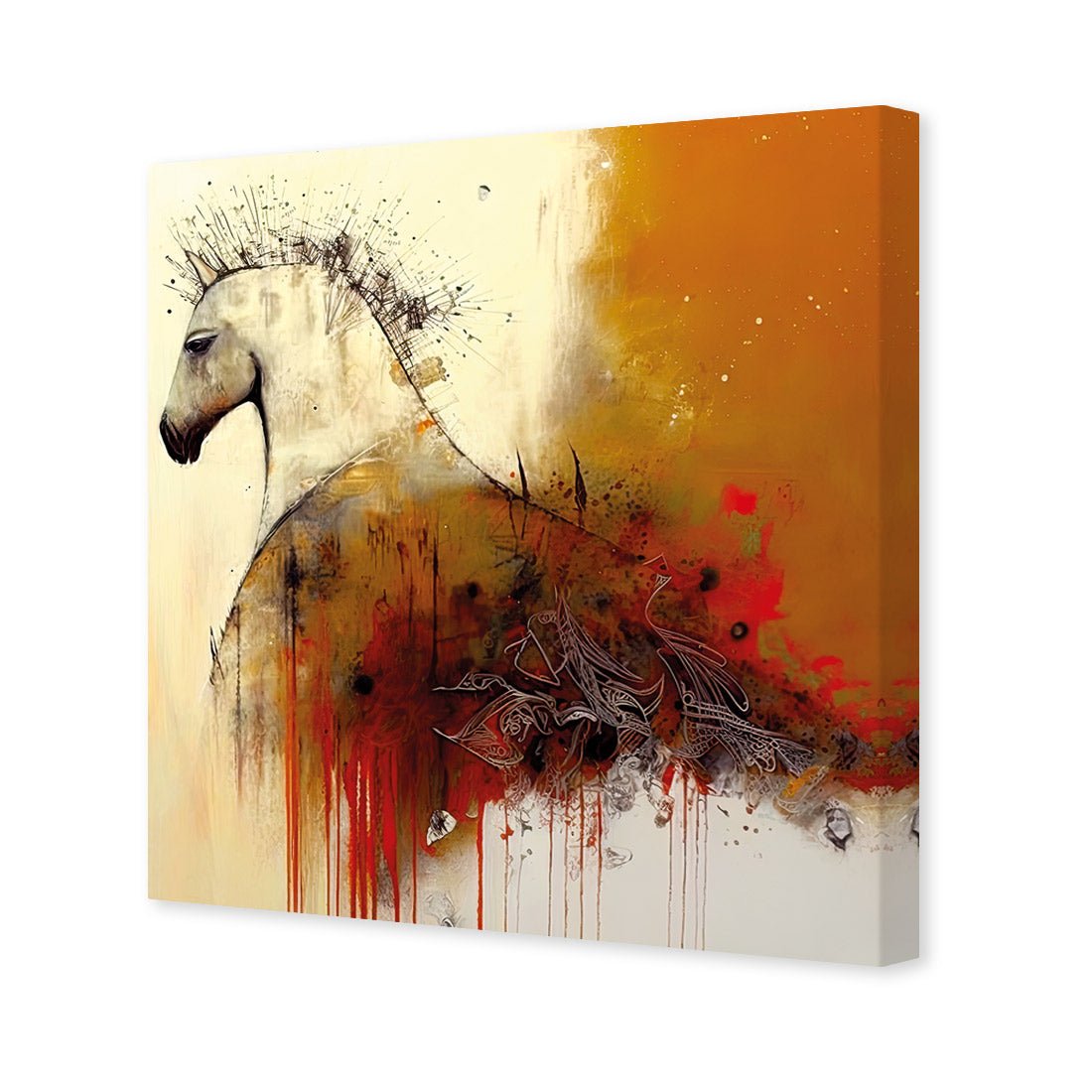 Echo of Hoofbeats I - Wall Art Designs - WB_100991_AS_Q CAF_CP - MPY - 260 - M - S - S_37x37_NONE