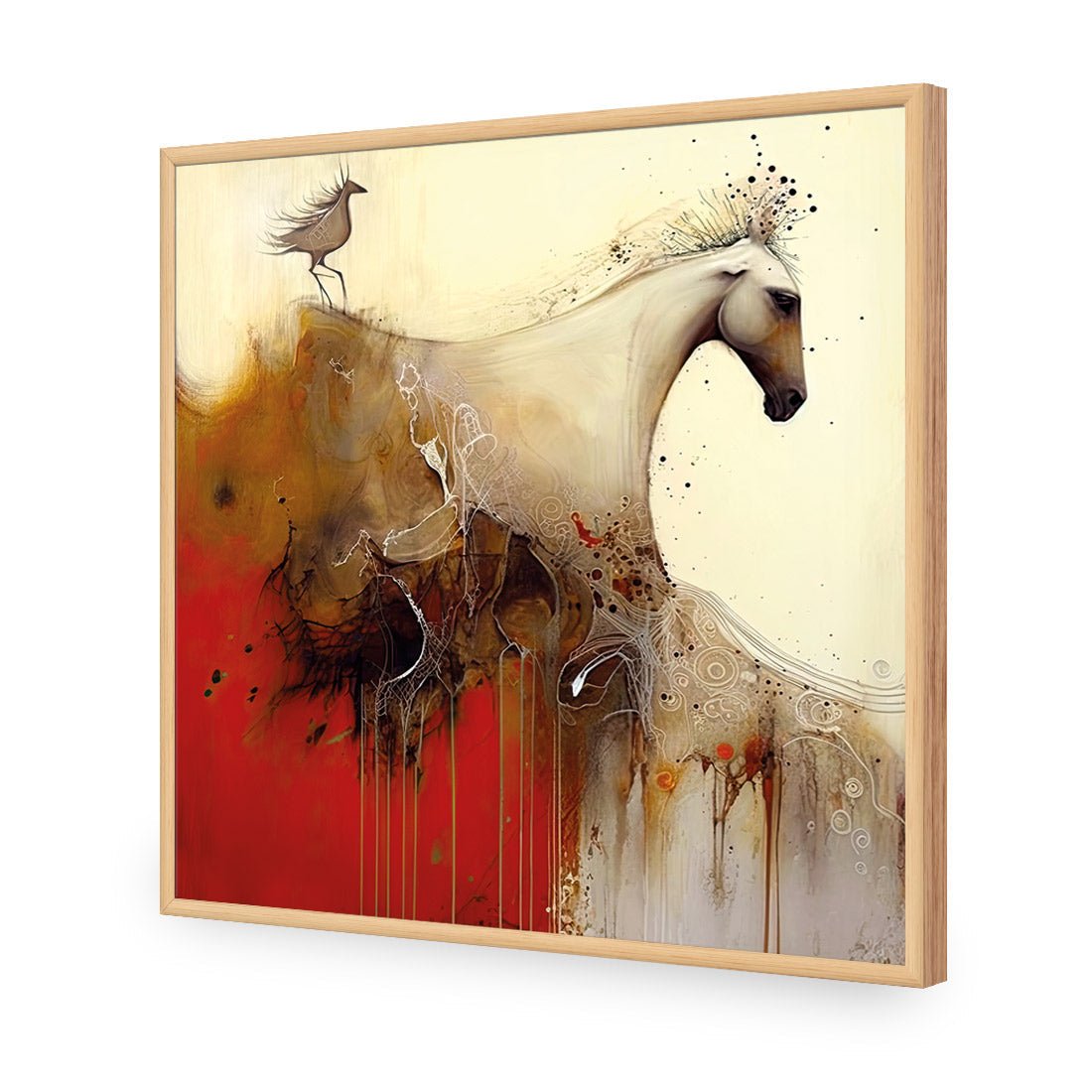 Echo of Hoofbeats II - Wall Art Designs - WB_100999_AS_Q CAF_AP - 030 - EDG_37x37_S - 2538 - OAK