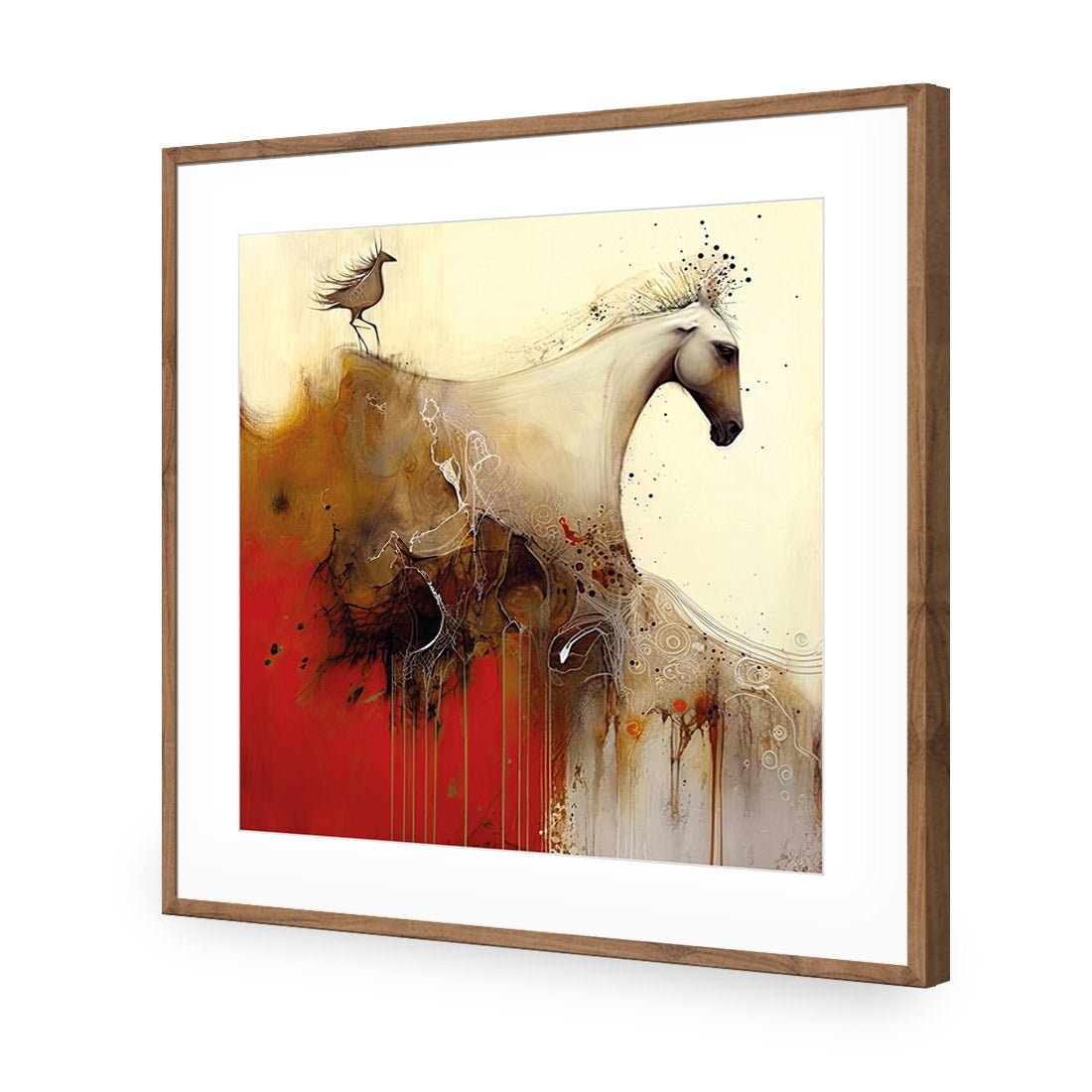 Echo of Hoofbeats II - Wall Art Designs - WB_100999_AS_Q CAF_AP - 030 - MAT_37x37_S - 2538 - NAT