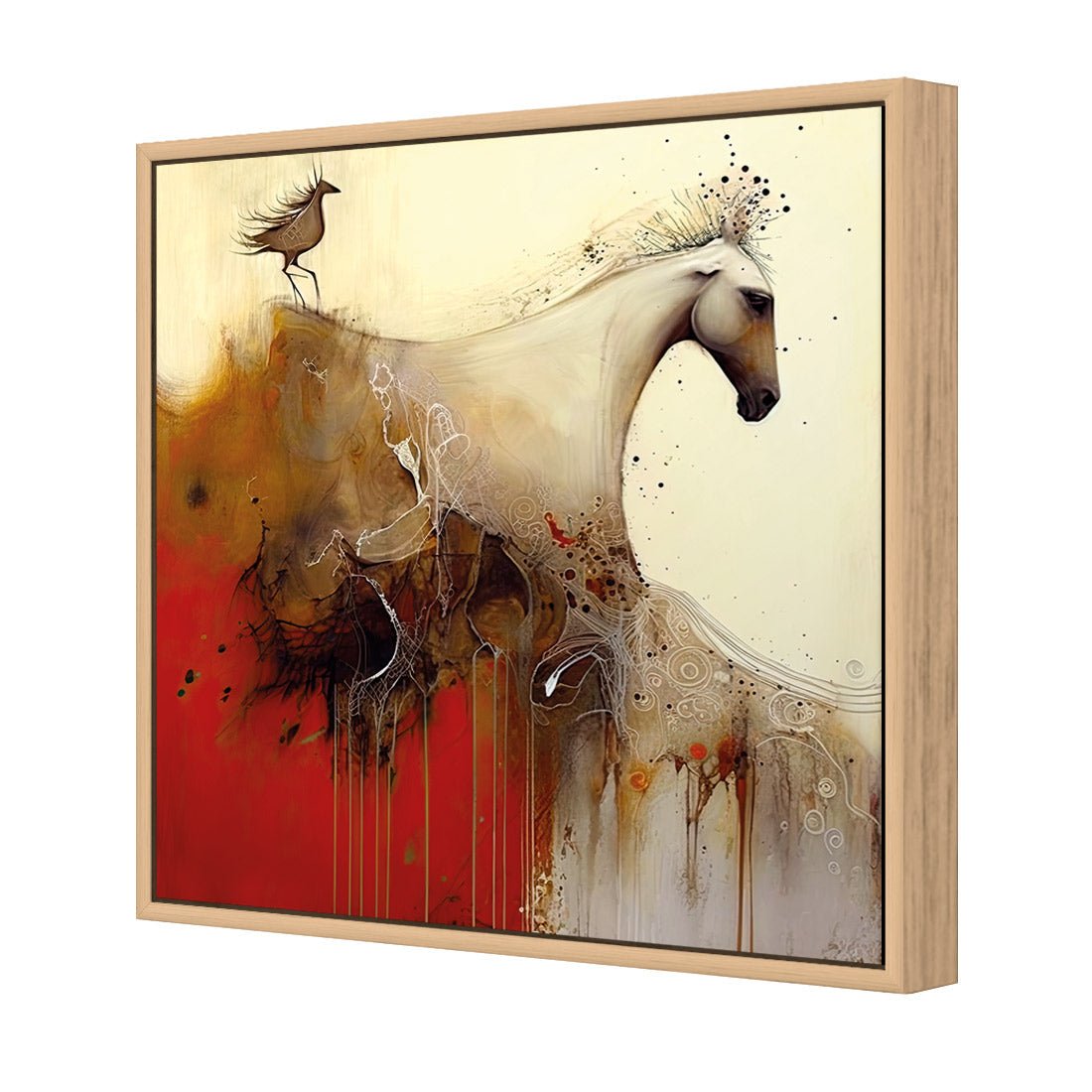 Echo of Hoofbeats II - Wall Art Designs - WB_100999_AS_Q CAF_CP - MPY - 260 - M - S - S_37x37_S - 1550 - OAK