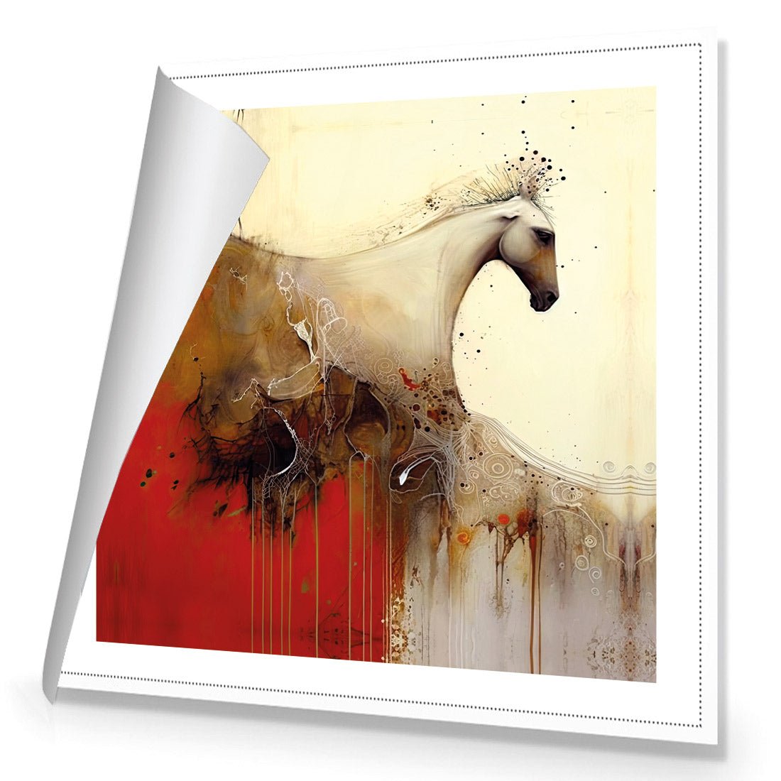 Echo of Hoofbeats II - Wall Art Designs - WB_100999_AS_Q CAF_CP - MPY - 260 - M - R_37x37_NONE