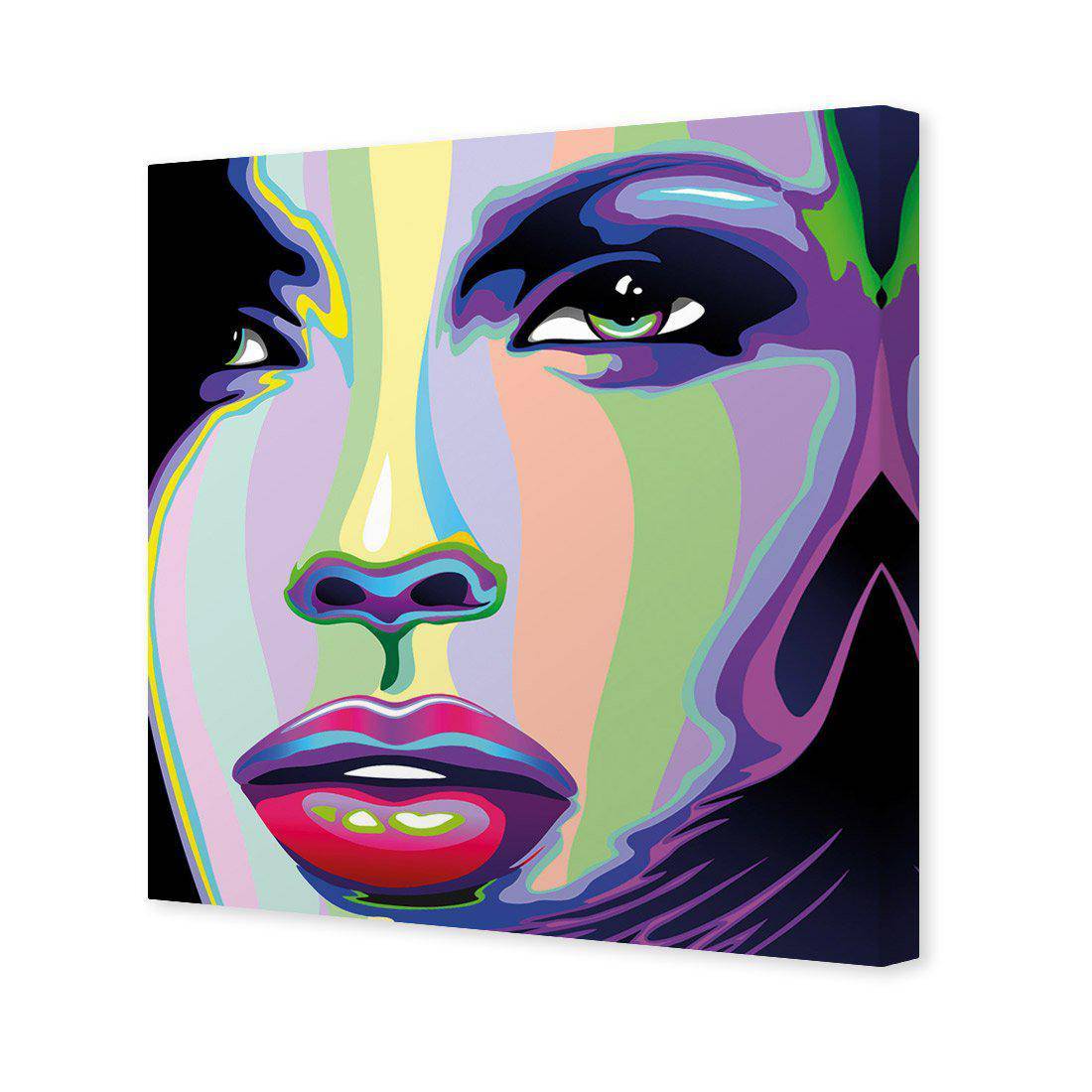 Electric Face | Standard Canvas | No Frame | Stretched Canvas