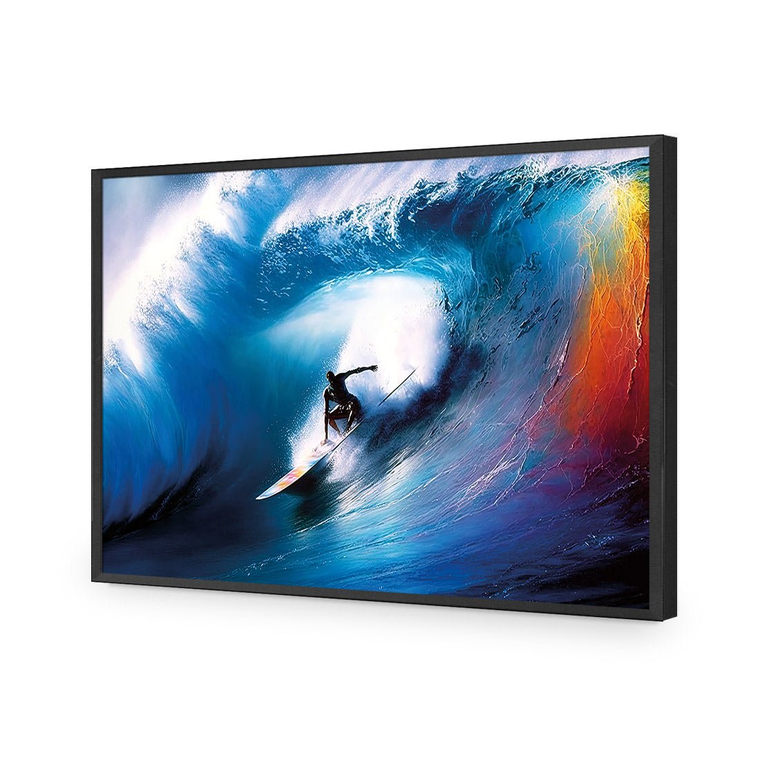 Electric Wave - Wall Art Designs - WB_100616_AR_H CAF_AP - 030 - EDG_45x30_S - 2538 - BLK