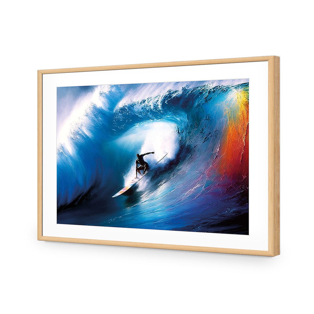 Electric Wave - Wall Art Designs - WB_100616_AR_H CAF_AP - 030 - MAT_45x30_S - 2538 - OAK