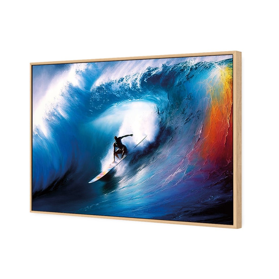 Electric Wave - Wall Art Designs - WB_100616_AR_H CAF_CP - MPY - 260 - M - S - S_45x30_S - 1550 - OAK