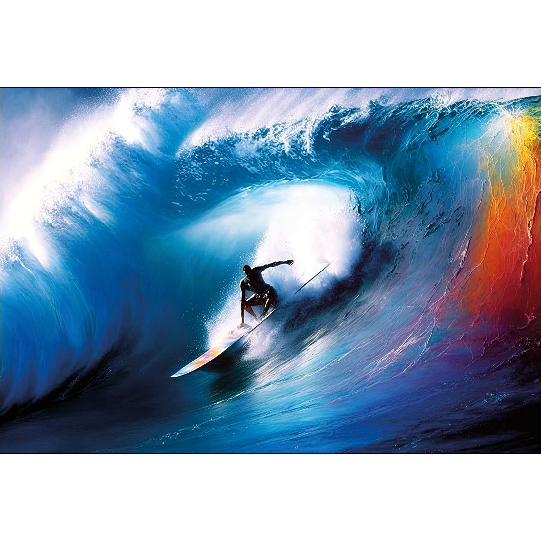 Electric Wave - Wall Art Designs - WB_100616_AR_H CAF_CP - MPY - 260 - M - S - S_45x30_NONE