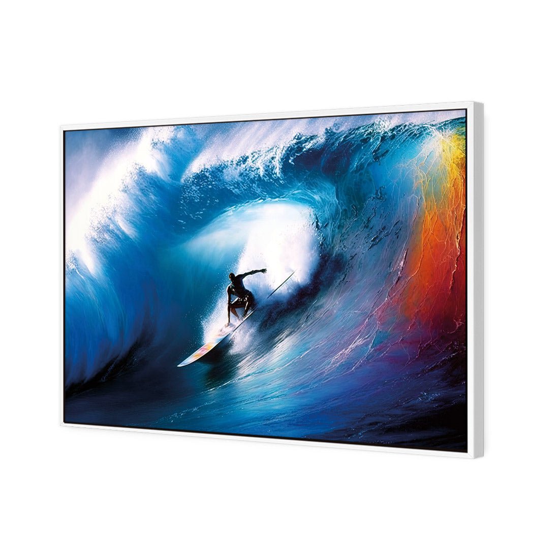 Electric Wave - Wall Art Designs - WB_100616_AR_H CAF_CP - MPY - 260 - M - S - S_45x30_S - 1550 - WHT