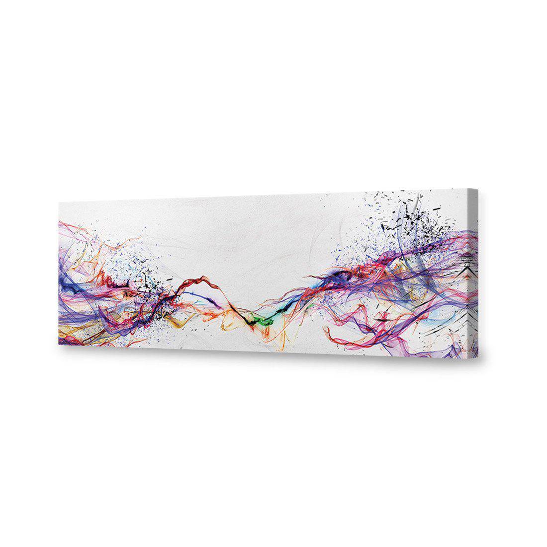 Electricity On Black, Inverted, Long | Standard Canvas | No Frame | Stretched Canvas