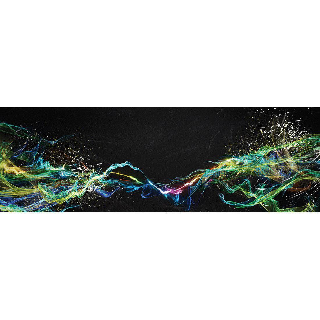 Electricity On Black, Long Acrylic Glass Art - Wall Art Designs - 2607_AL_H WAD_AP - 030 - MAT_60x20_NONE