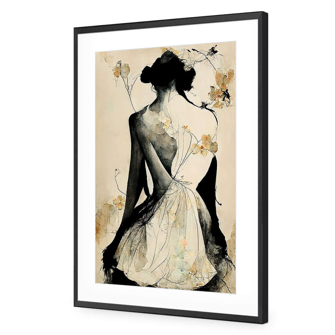 Elegant Back - Wall Art Designs - WH_1029_AR_V WAD_AP - 030 - MAT_45x30_S - 2538 - BLK