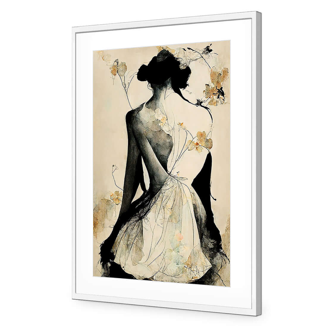 Elegant Back - Wall Art Designs - WH_1029_AR_V WAD_AP - 030 - MAT_45x30_S - 2538 - WHT