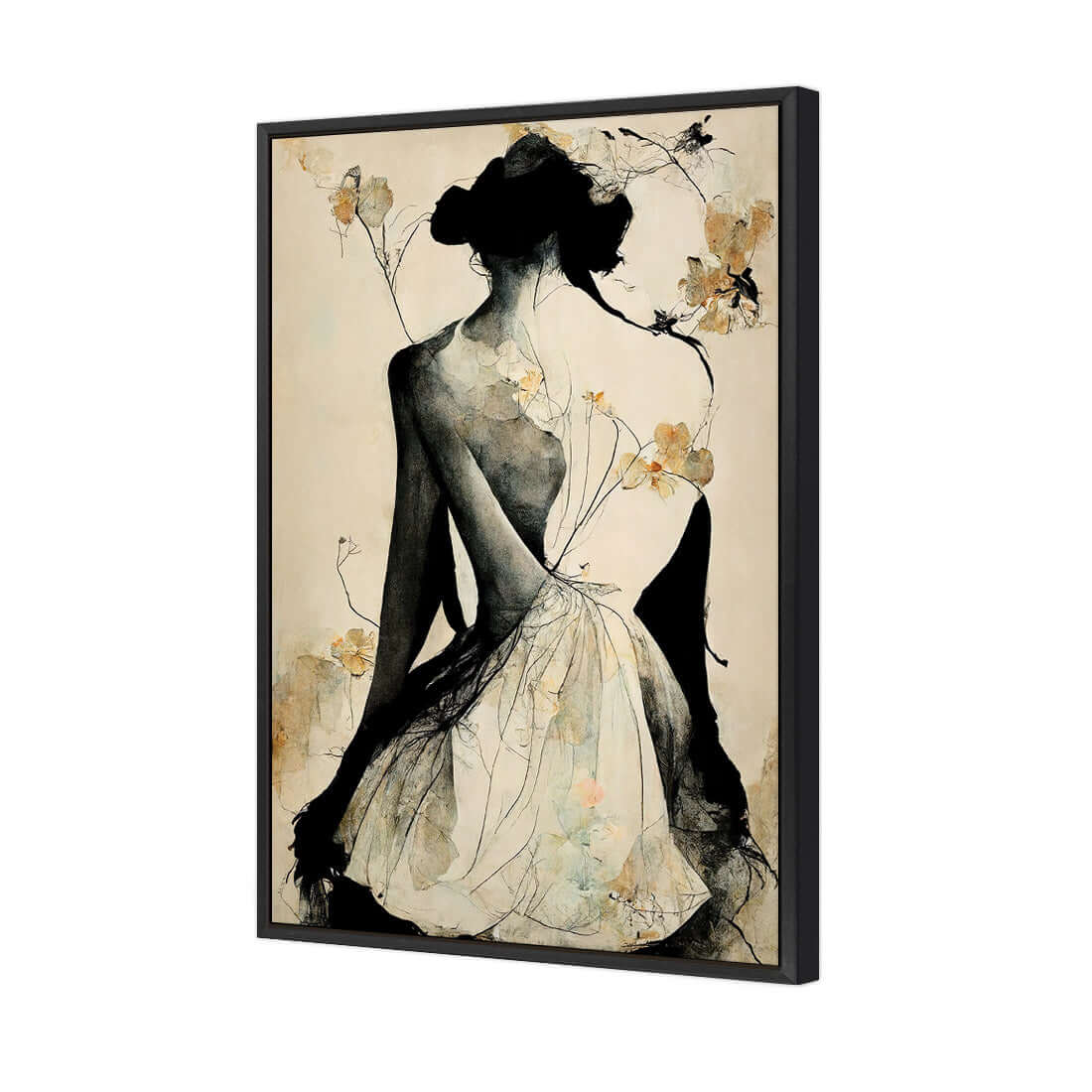 Elegant Back - Wall Art Designs - WH_1029_AR_V WAD_CP - MPY - 260 - M - S - S_45x30_S - 1550 - BLK