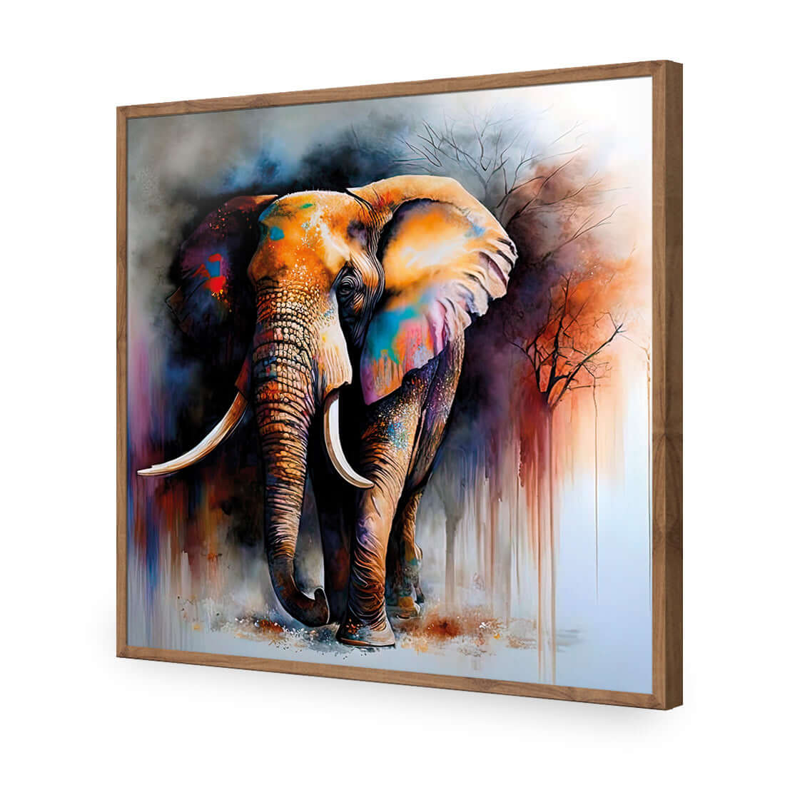 Elephant Runway II - Wall Art Designs - WB_100565_AS_Q WAD_AP - 030 - EDG_37x37_S - 2538 - NAT