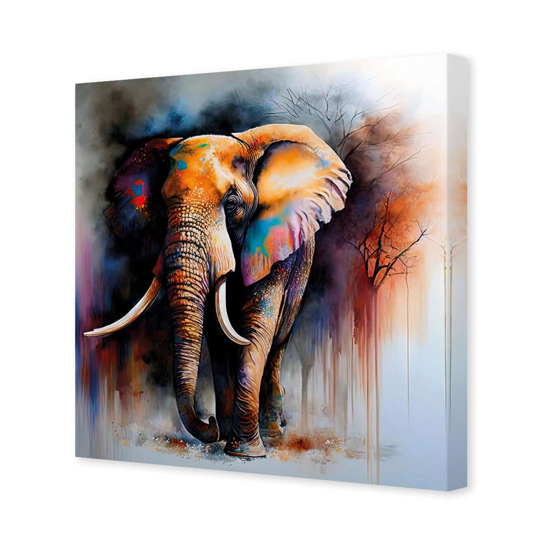 Elephant Runway II - Wall Art Designs - WB_100565_AS_Q WAD_CP - MPY - 260 - M - S - S_37x37_NONE