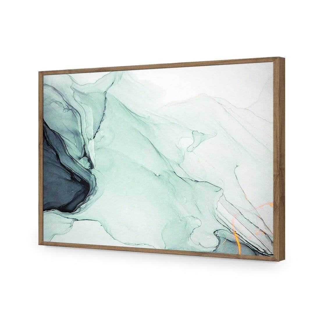 Emerald River II | Classic Acrylic | Flat Frame No Border | Natural