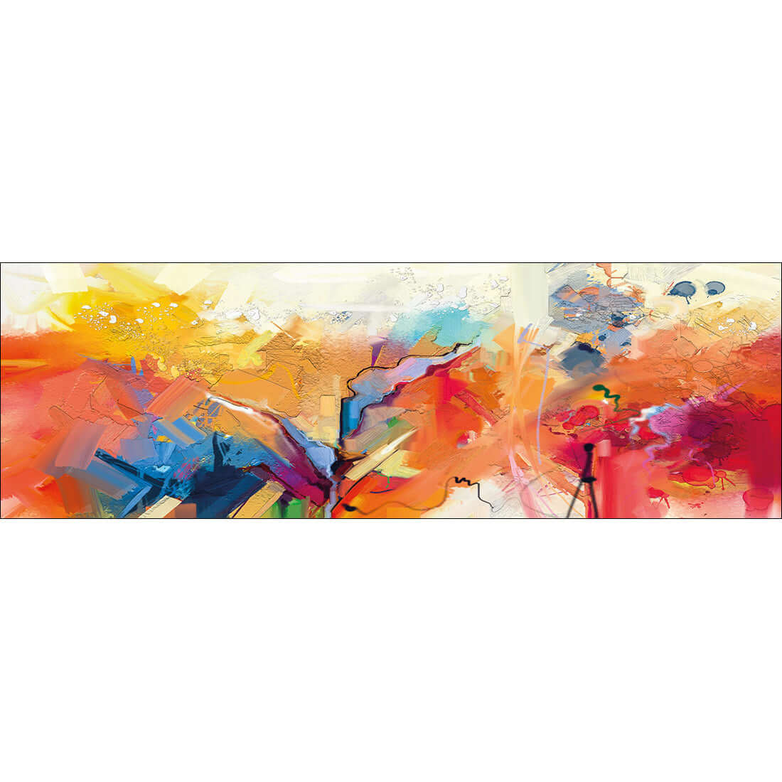 Emerging Palettes (Long) - Wall Art Designs - 3984_AL_H WAD_CP - MPY - 260 - M - S - S_60x20_NONE