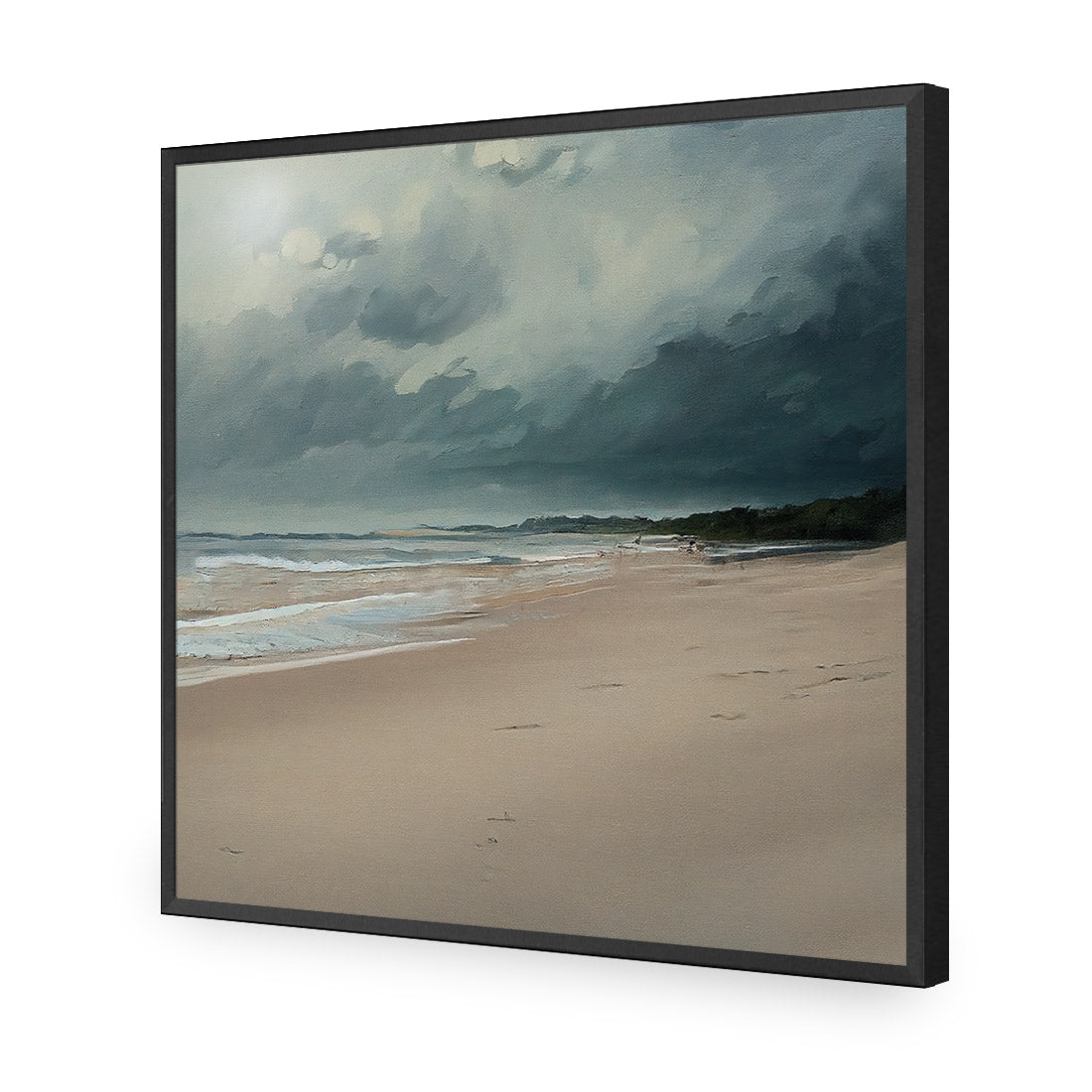 Endless Beach - Wall Art Designs - WH_1136_AS_Q CAF_AP - 030 - EDG_37x37_S - 2538 - BLK