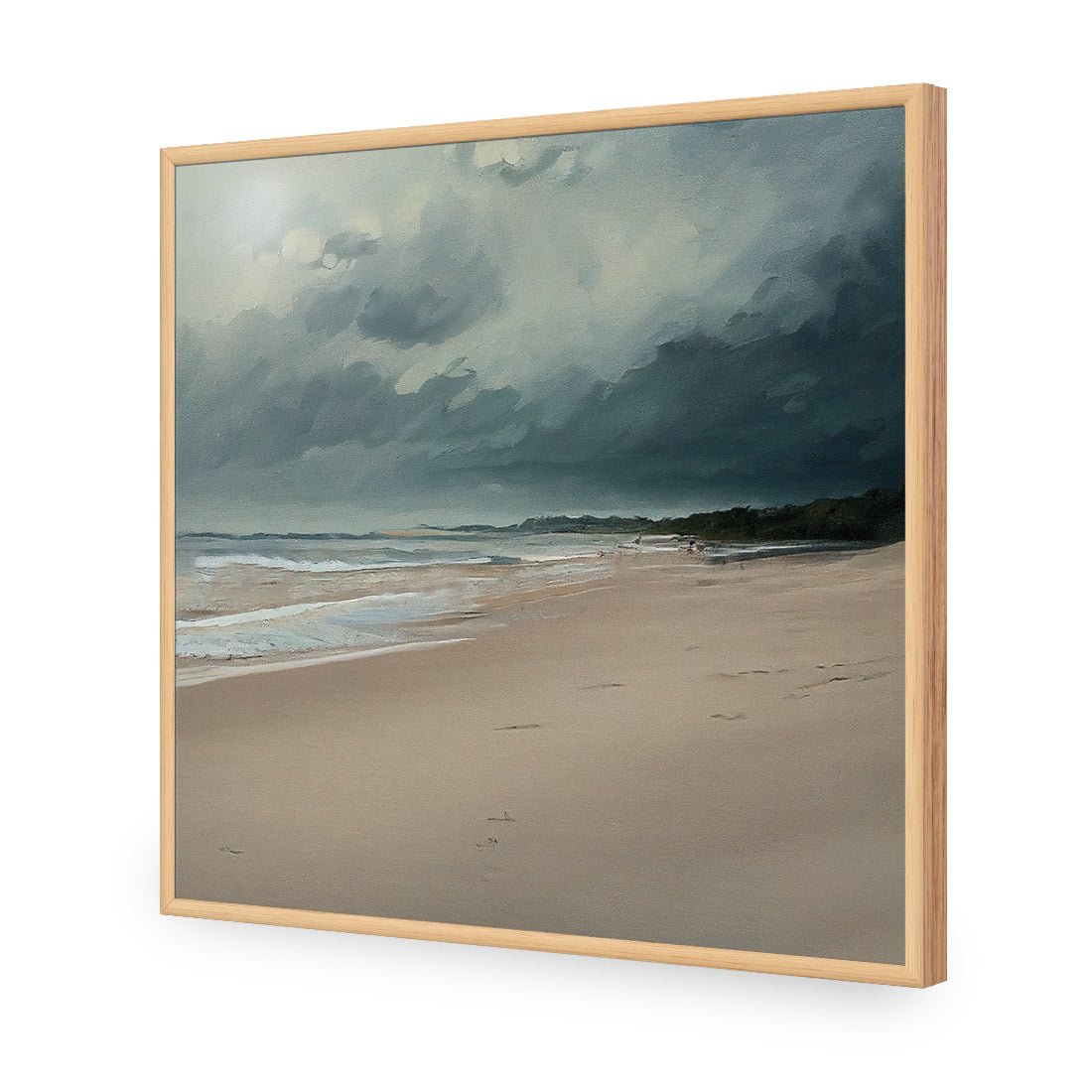 Endless Beach - Wall Art Designs - WH_1136_AS_Q CAF_AP - 030 - EDG_37x37_S - 2538 - OAK