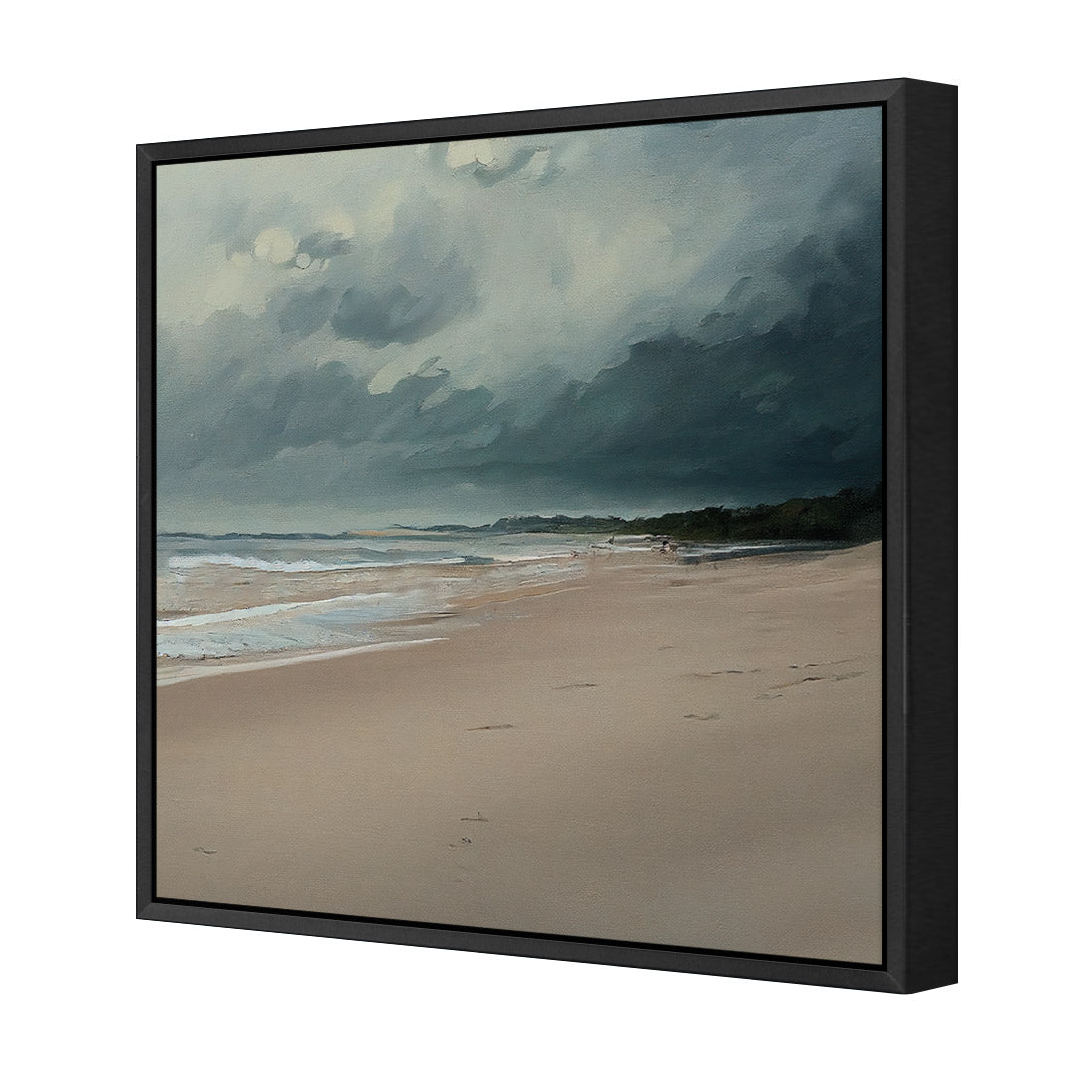 Endless Beach - Wall Art Designs - WH_1136_AS_Q CAF_CP - MPY - 260 - M - S - S_37x37_S - 1550 - BLK