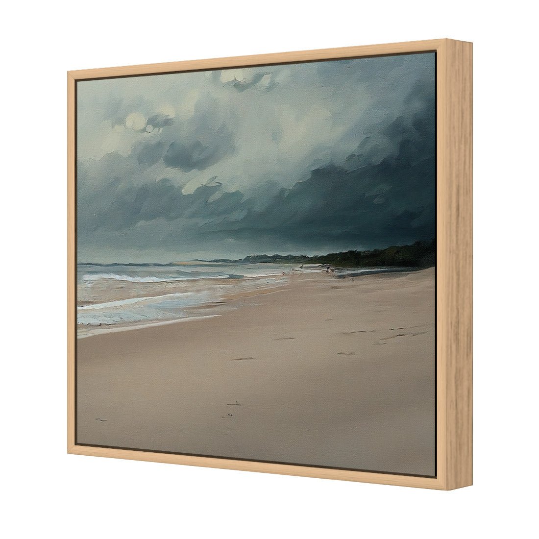 Endless Beach - Wall Art Designs - WH_1136_AS_Q CAF_CP - MPY - 260 - M - S - S_37x37_S - 1550 - OAK