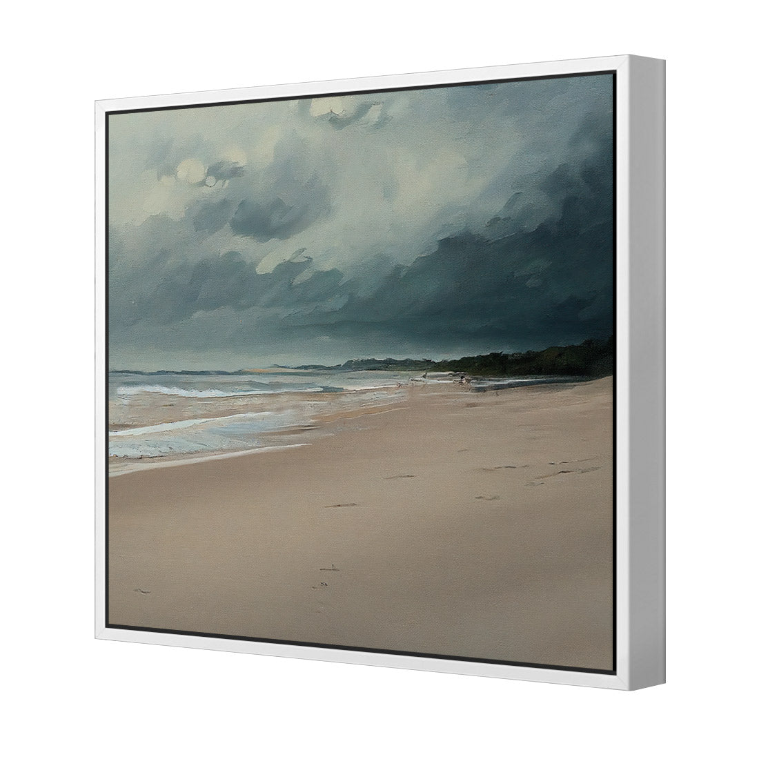 Endless Beach - Wall Art Designs - WH_1136_AS_Q CAF_CP - MPY - 260 - M - S - S_37x37_S - 1550 - WHT