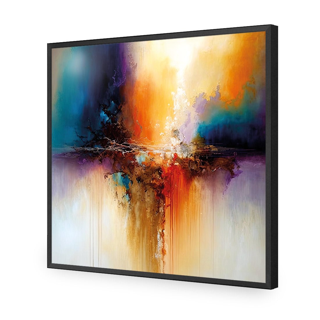 Eruption - Wall Art Designs - WB_100987_AS_Q CAF_AP - 030 - EDG_37x37_S - 2538 - BLK