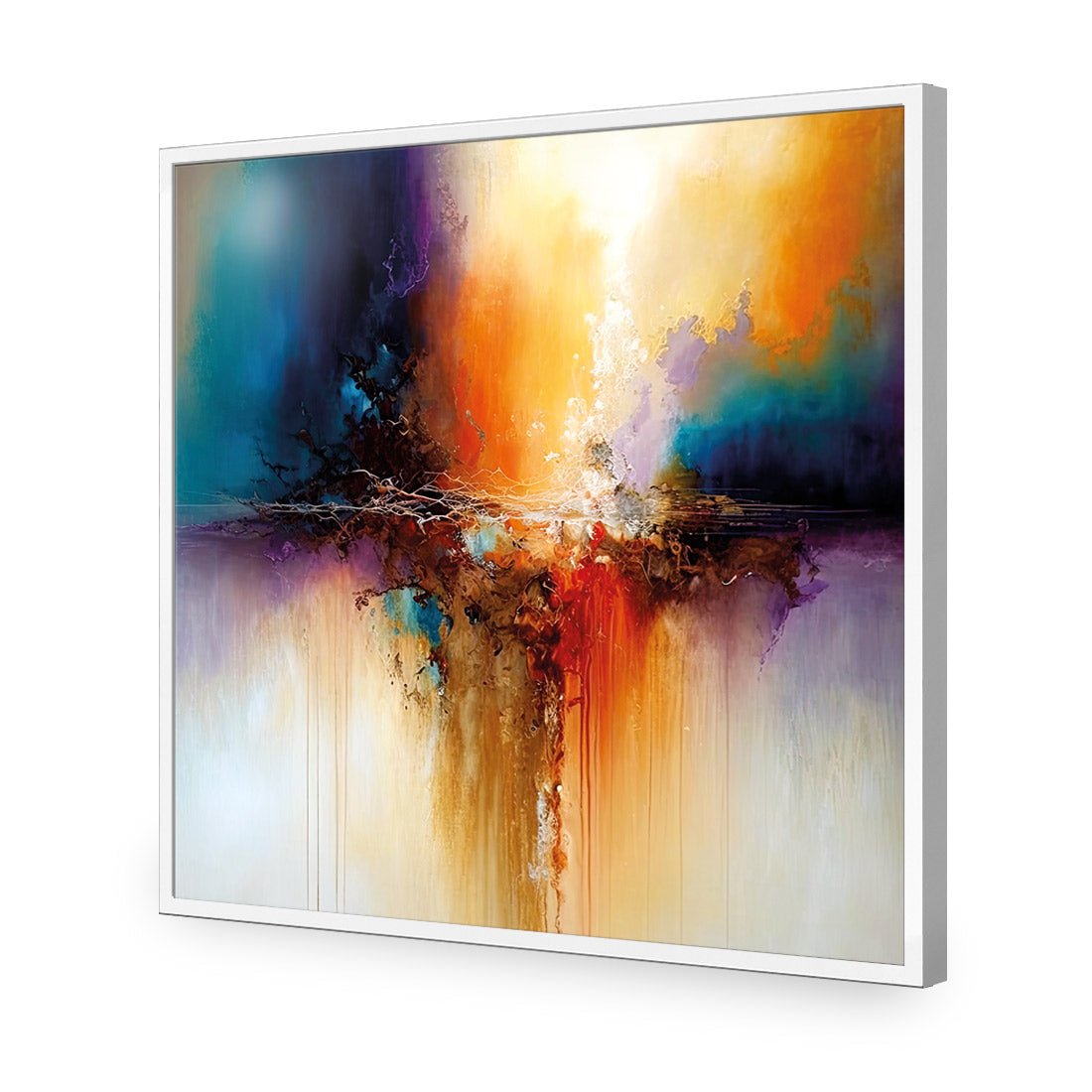 Eruption - Wall Art Designs - WB_100987_AS_Q CAF_AP - 030 - EDG_37x37_S - 2538 - WHT