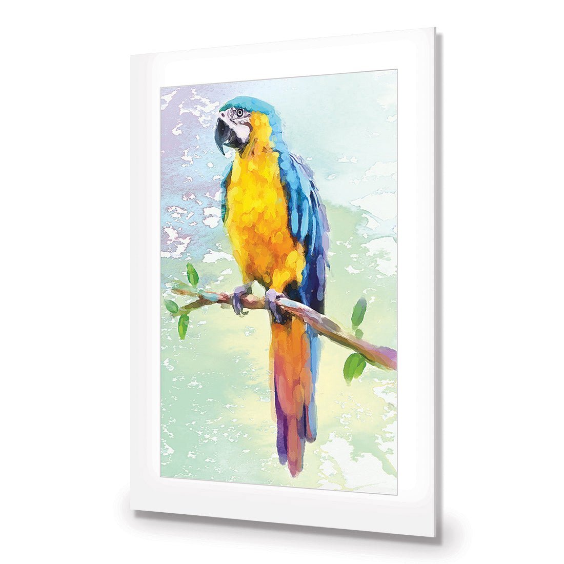 Exotic Macaw, Watercolour - Wall Art Designs - 2355_DR_V WAD_CP - MPY - 260 - M - S - S_45x30_NONE