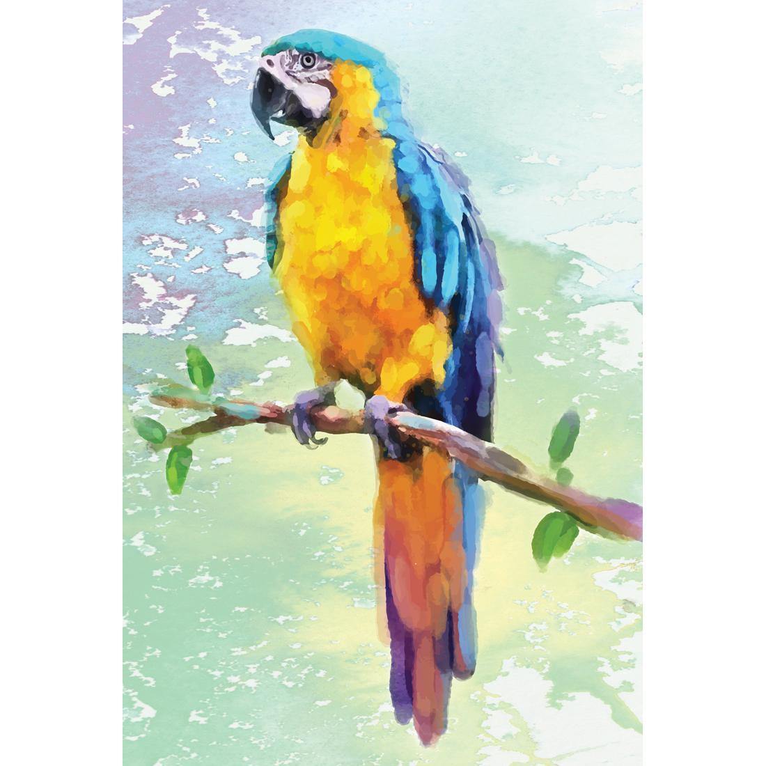 Exotic Macaw, Watercolour - Wall Art Designs - 2355_DR_V WAD_CP - MPY - 260 - M - S - S_45x30_NONE