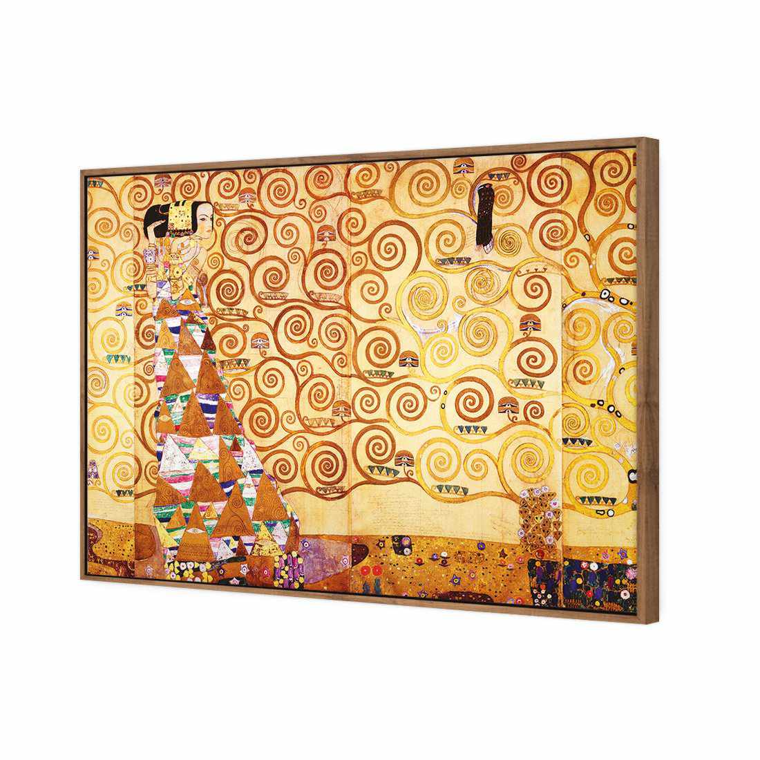 Expectation by Gustav Klimt | Standard Canvas | Floating Frame | Natural