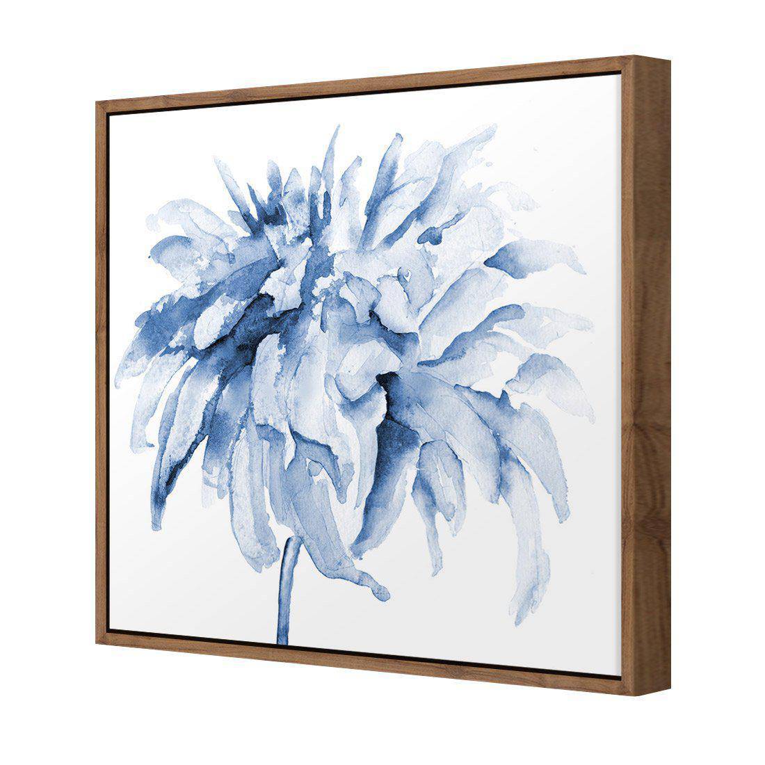Fairy Floss, Blue Square | Classic Canvas | Floating Frame | Natural