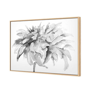 Fairy Floss, B&W | Standard Canvas | Floating Frame | Oak