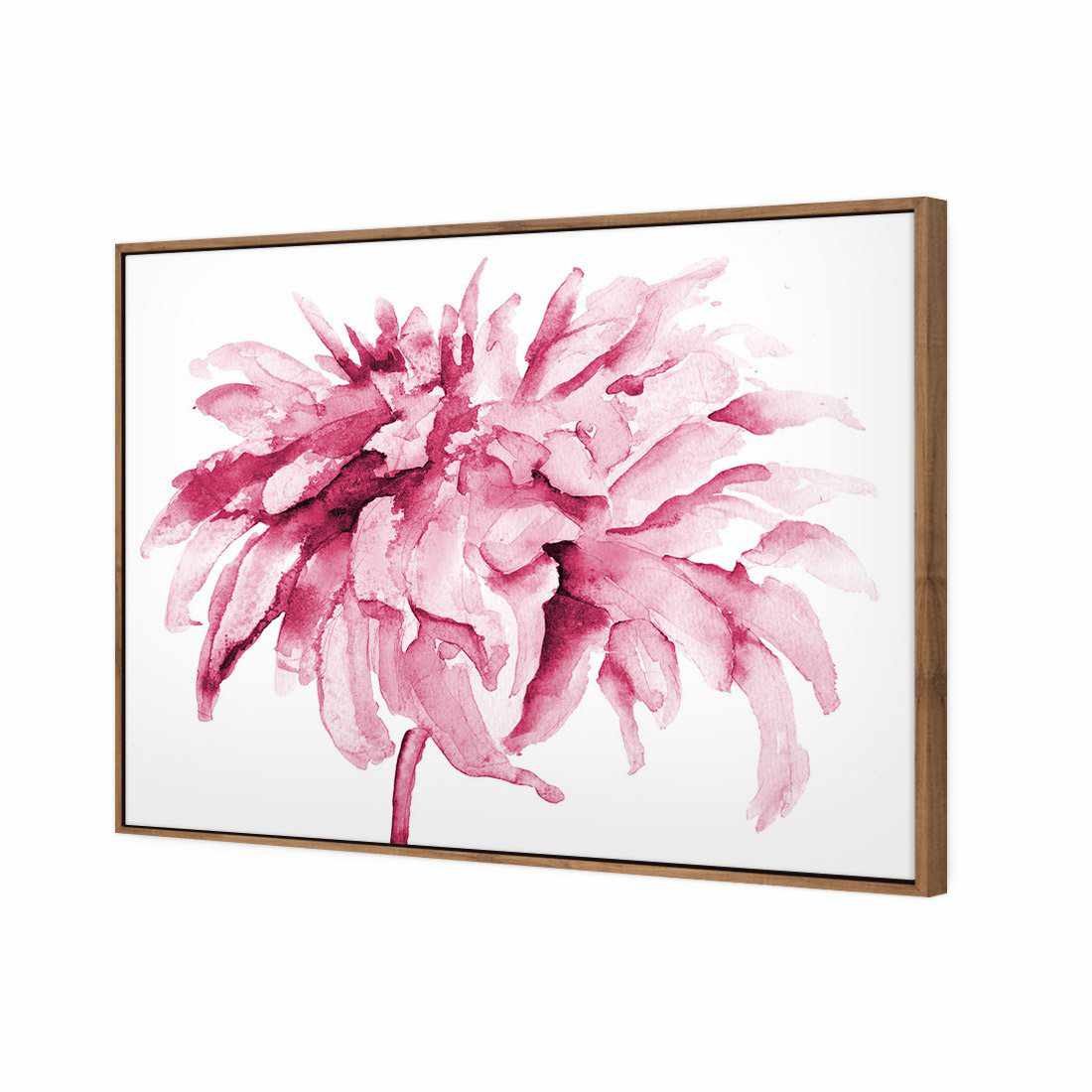 Fairy Floss, Pink | Standard Canvas | Floating Frame | Natural