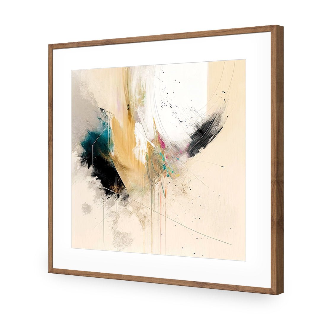 Falling Feathers - Wall Art Designs - WB_100969_AS_Q CAF_AP - 030 - MAT_37x37_S - 2538 - NAT