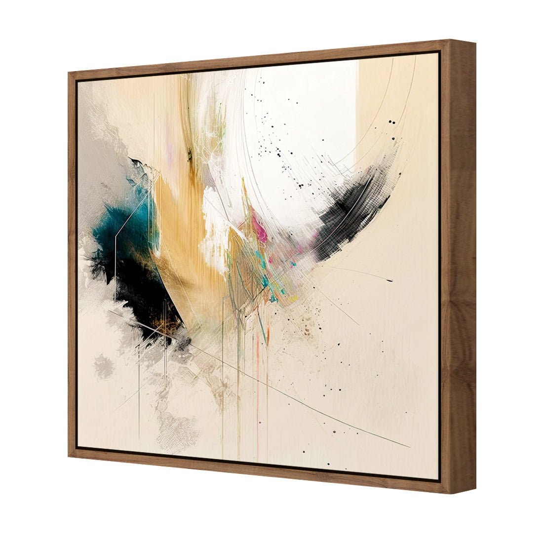 Falling Feathers - Wall Art Designs - WB_100969_AS_Q CAF_CP - MPY - 260 - M - S - S_37x37_S - 1550 - NAT