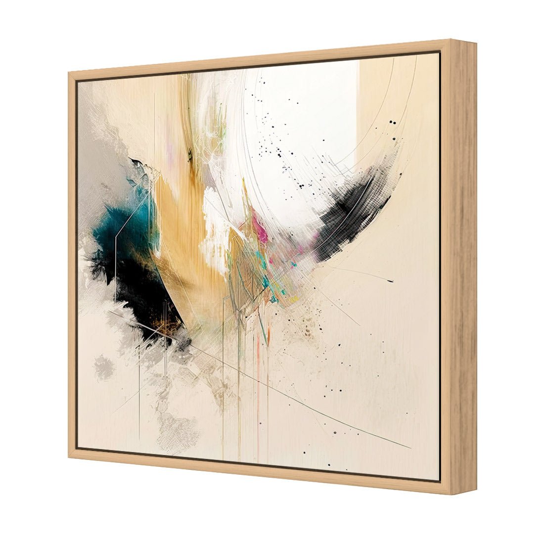 Falling Feathers - Wall Art Designs - WB_100969_AS_Q CAF_CP - MPY - 260 - M - S - S_37x37_S - 1550 - OAK