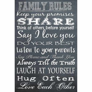 Family Rules, B&W