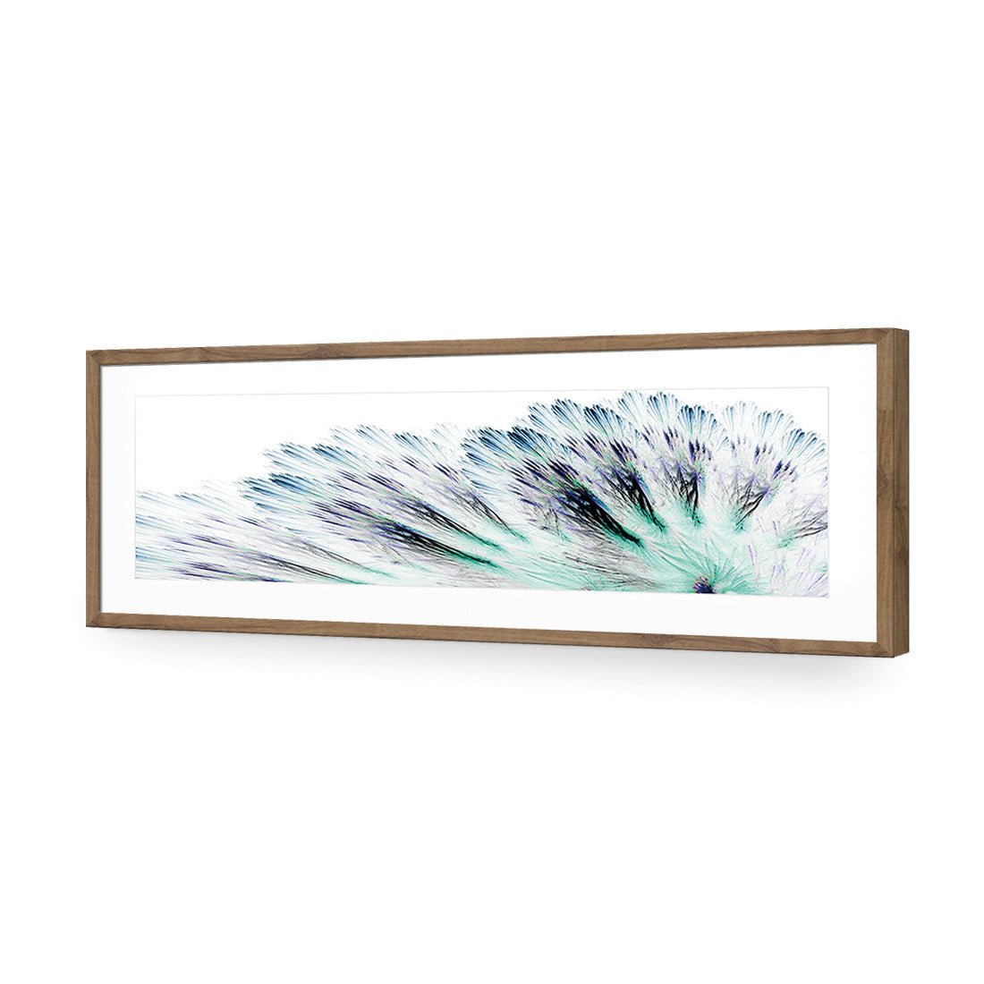 Fanned Fracture, Blue Green (long) - Wall Art Designs - 2441_DL_H WAD_AP - 030 - MAT_90x30_S - 2538 - NAT