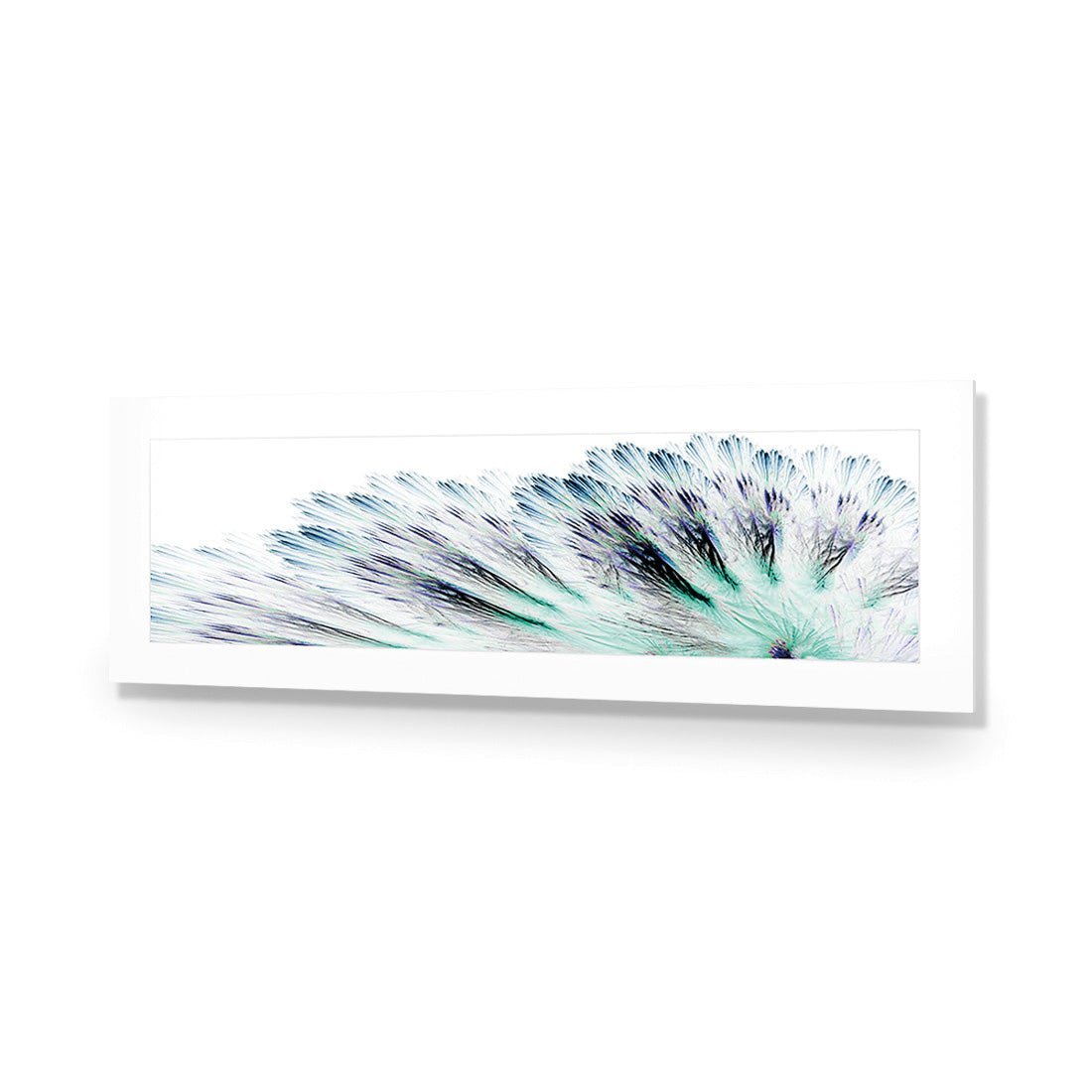 Fanned Fracture, Blue Green (long) - Wall Art Designs - 2441_DL_H WAD_AP - 030 - MAT_90x30_NONE