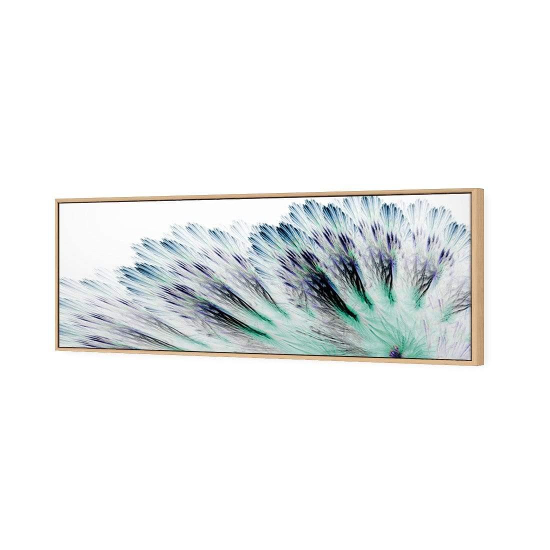 Fanned Fracture, Blue Green (long) - Wall Art Designs - 2441_DL_H WAD_CP - MPY - 260 - M - S - S_60x20_S - 1550 - OAK