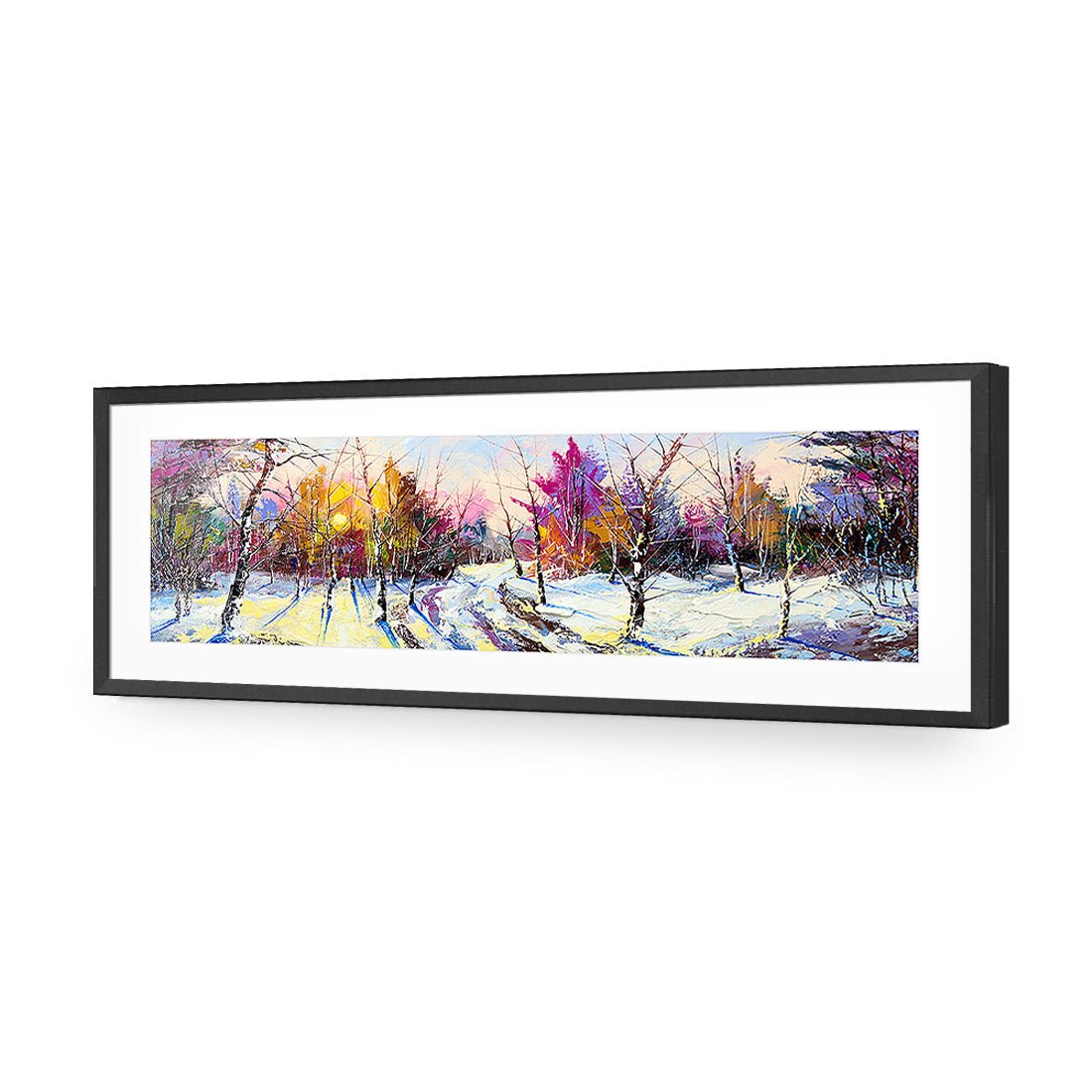 Fantasy Forest, Long Acrylic Glass Art - Wall Art Designs - 2881_AL_H WAD_AP - 030 - MAT_60x20_S - 2538 - BLK