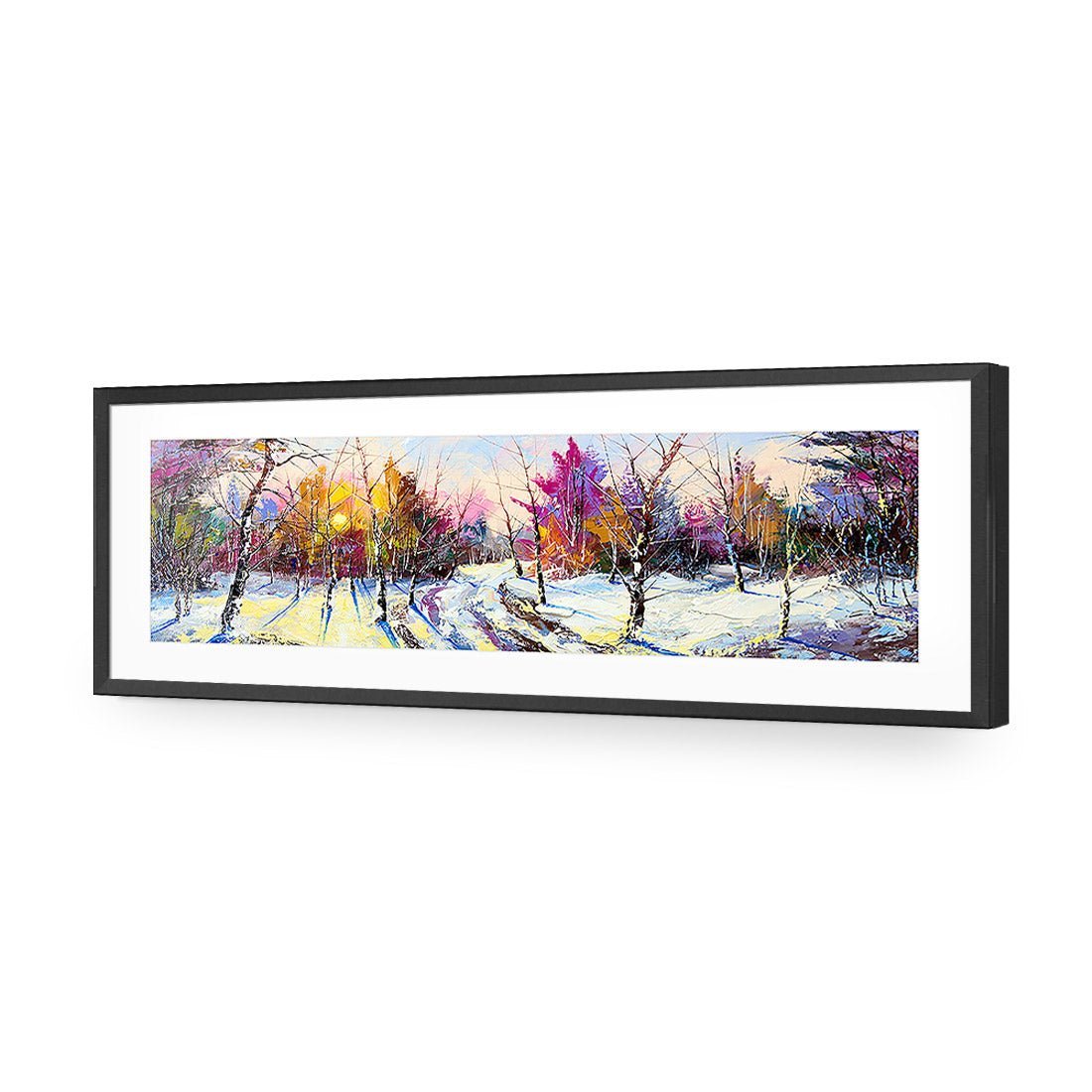 Fantasy Forest, Long Acrylic Print Art - Wall Art Designs - 2881_AL_H WAD_AP - 030 - MAT_60x20_S - 2538 - BLK