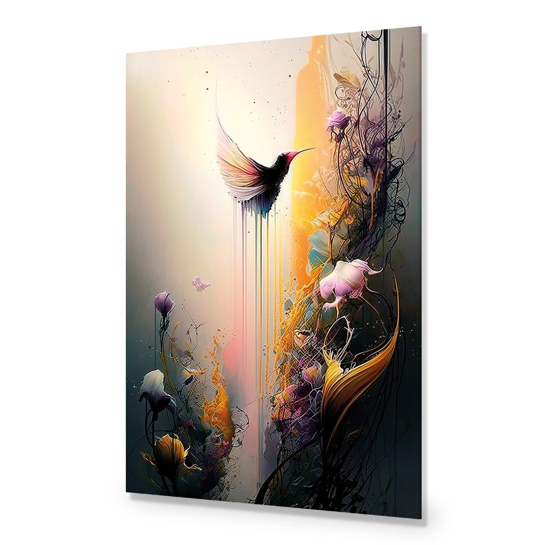 Fantasy Hummingbird I - Wall Art Designs - WB_100580_AR_V CAF_AP - 030 - EDG_45x30_NONE