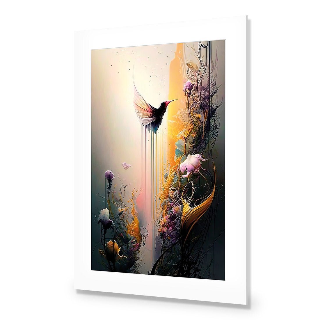 Fantasy Hummingbird I - Wall Art Designs - WB_100580_AR_V CAF_AP - 030 - MAT_45x30_NONE