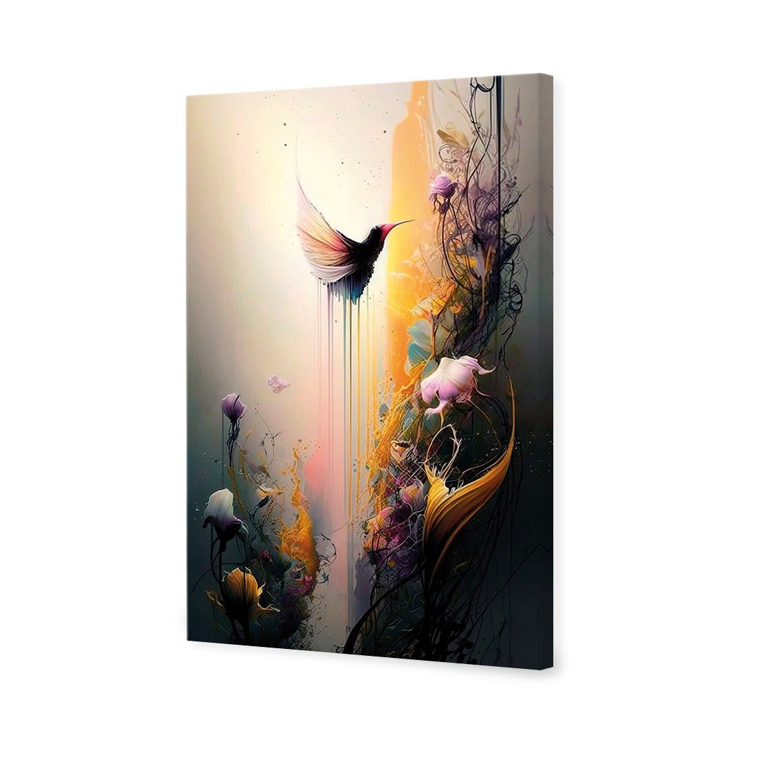 Fantasy Hummingbird I - Wall Art Designs - WB_100580_AR_V CAF_CP - MPY - 260 - M - S - S_45x30_NONE