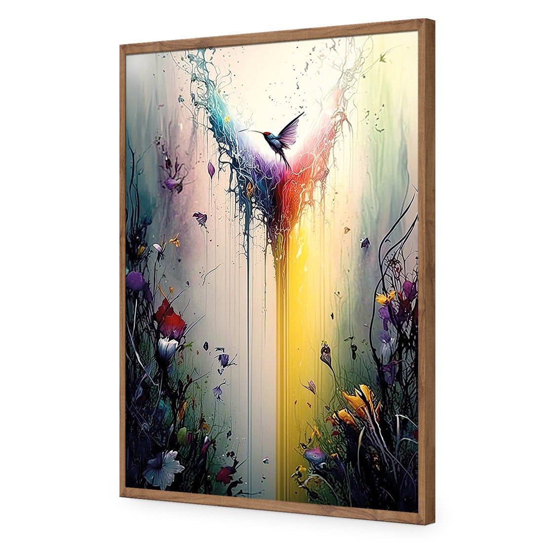 Fantasy Hummingbird III - Wall Art Designs - WB_100593_AR_V CAF_AP - 030 - EDG_45x30_S - 2538 - NAT