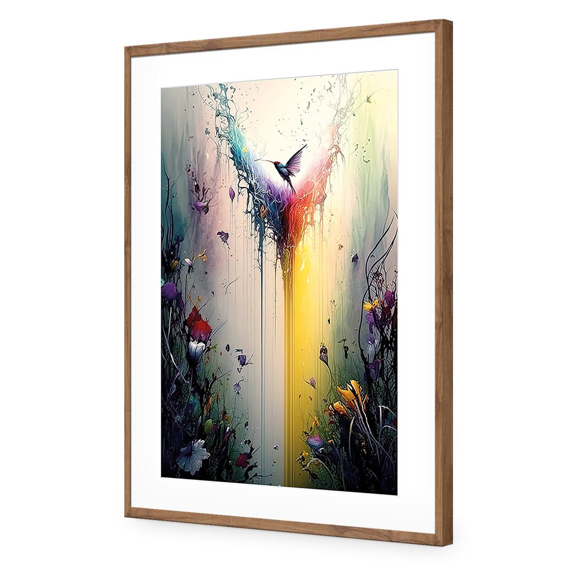 Fantasy Hummingbird III - Wall Art Designs - WB_100593_AR_V CAF_AP - 030 - MAT_45x30_S - 2538 - NAT