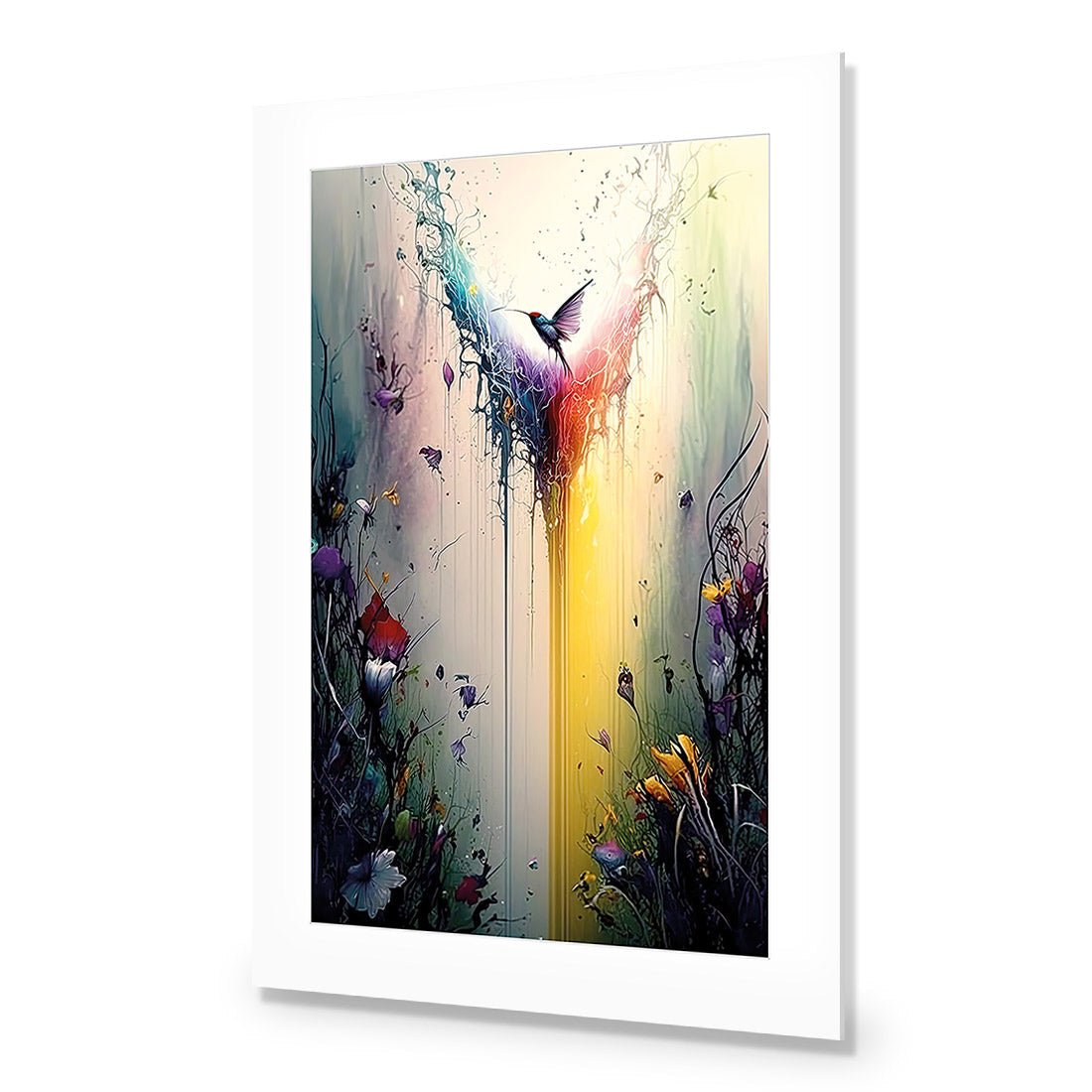 Fantasy Hummingbird III - Wall Art Designs - WB_100593_AR_V CAF_AP - 030 - MAT_45x30_NONE